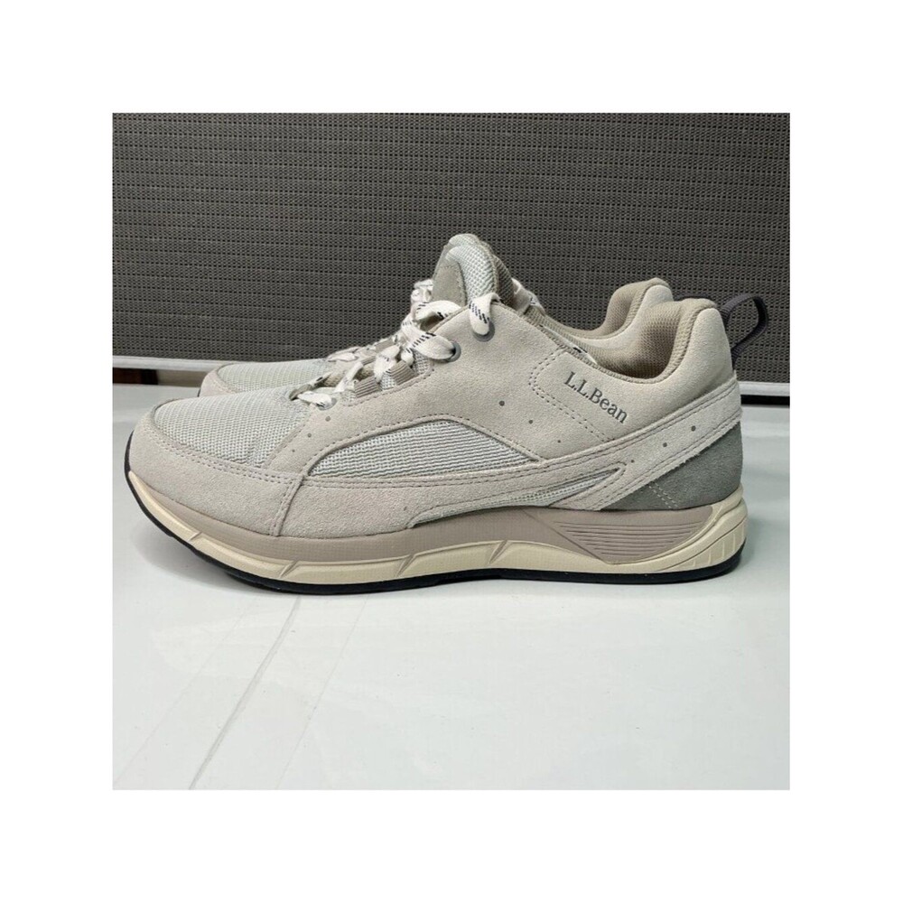 L.L. Bean Women's Beige Walking Shoes Size 11 Medium Mesh/Suede Upper